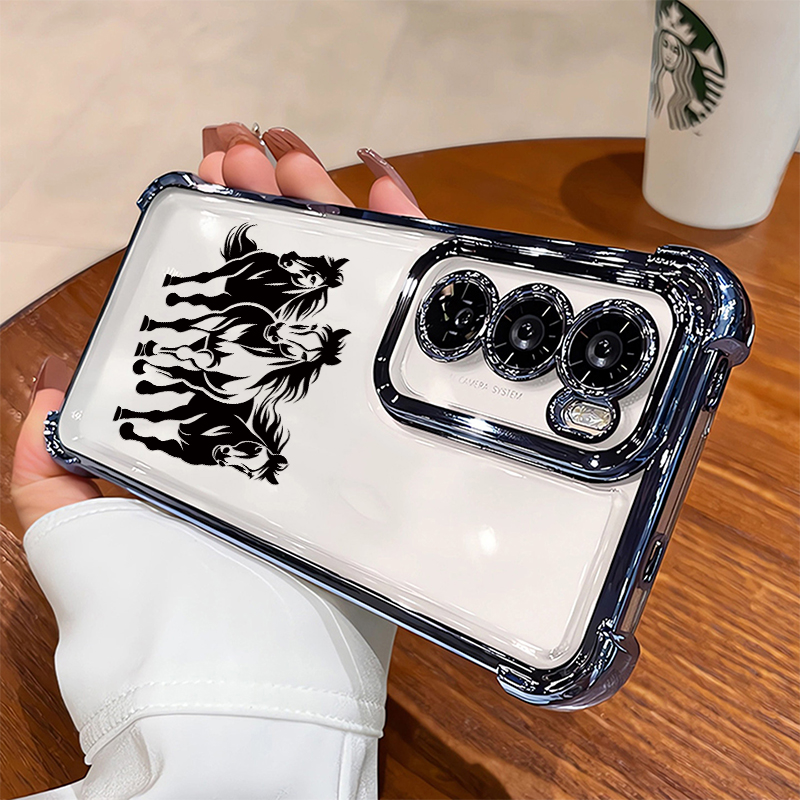 Phone Cases Horse - Transparante telefoonhoesje voor Huawei Honor X6B