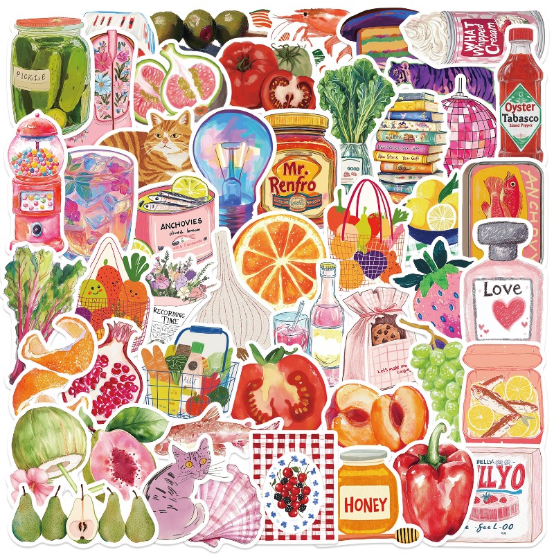 Phone Cases Kids - 50 stks/set Mediterrane Esthetiek Plakboek Journaling