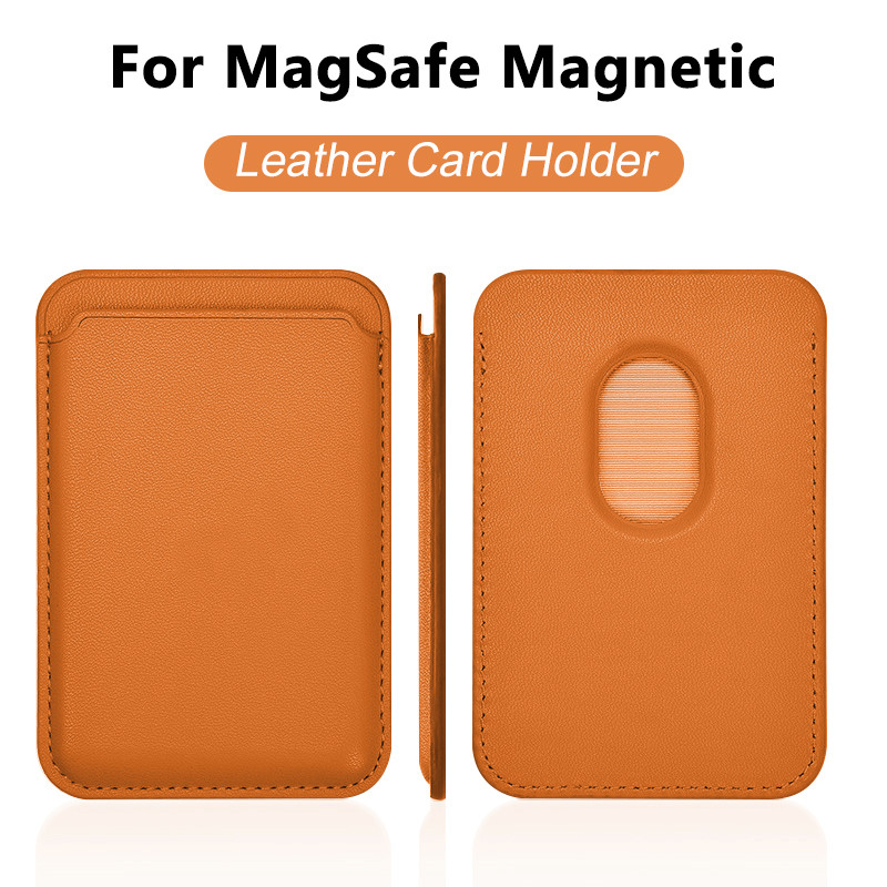 Card Holder Slim Case - Leren Kaarthouder Telefoonhoesje voor MagSafe Magnetische