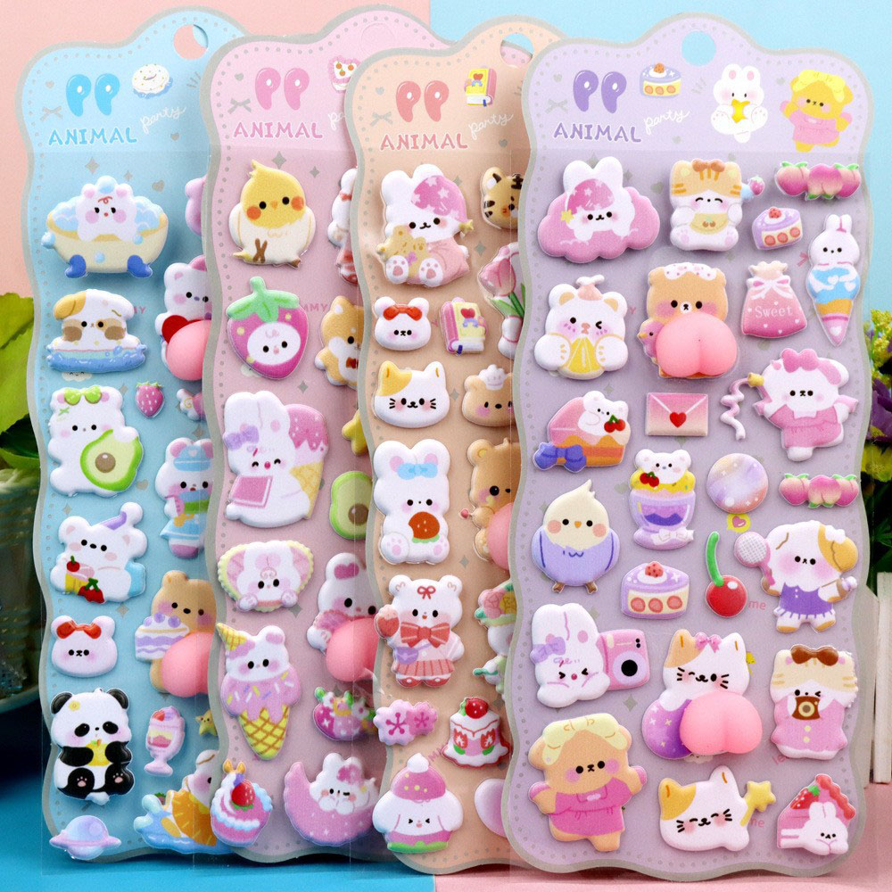 Phone Cases Kids - 2/4 Stuks 3D Zachte Leuke Butt