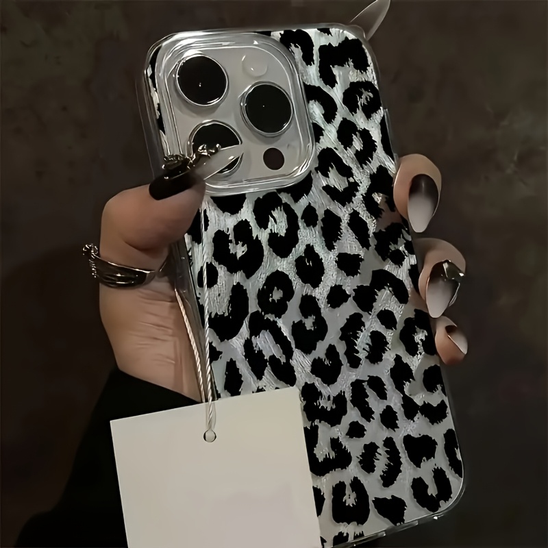 Phone Cases Arc - Luipaardprint Camlet Glitter Shine Telefoonhoesje voor
