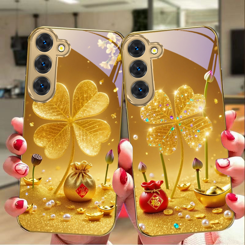 Phone Cases Galaxy S26 Ultra - Een enorm gouden klaverblad hoesje van