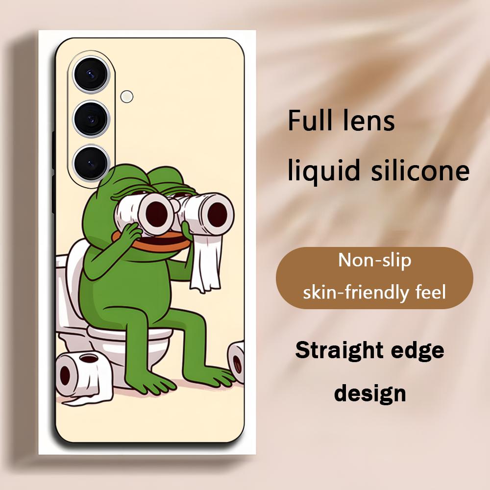 Phone Cases Black - Sad Pepe de kikker Draw Cool