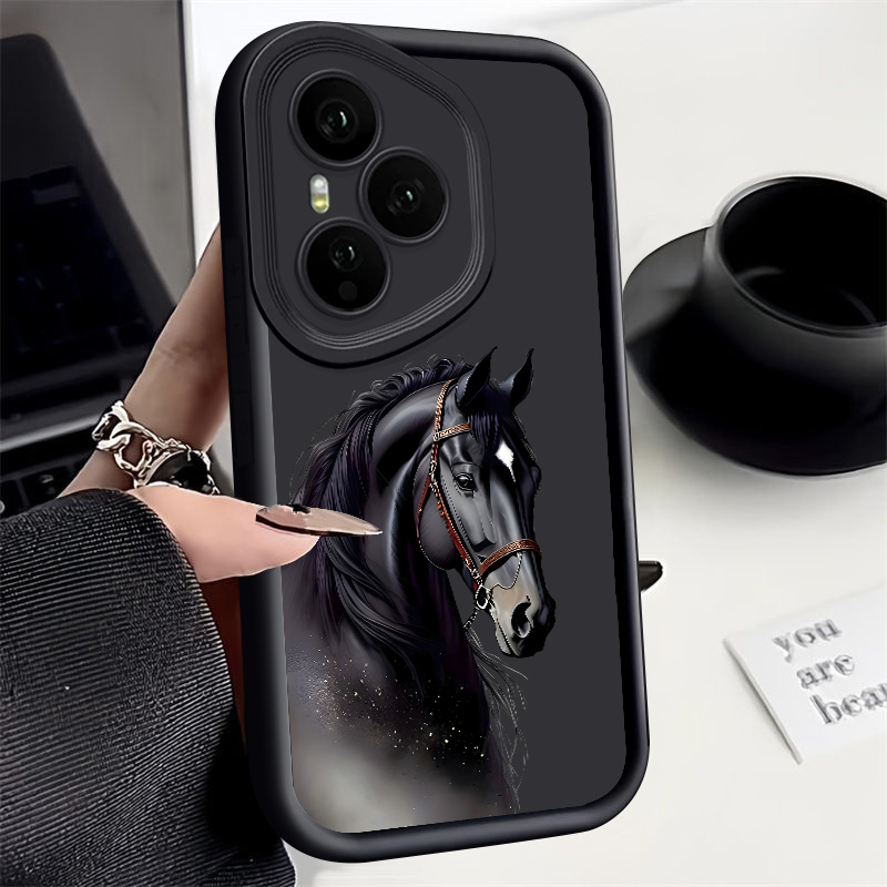 Phone Cases Horse - Creatieve paardenprint telefoonhoesje voor Honor 400