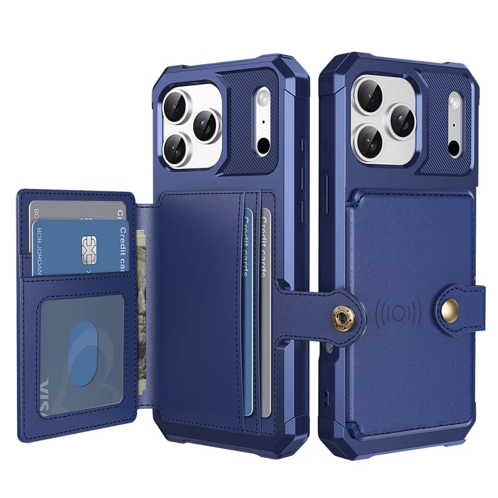 Card Holder Slim Case - Portemonnee Telefoonhoesje Kaarthouder voor Apple IPhone
