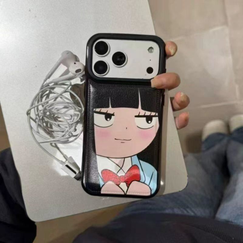 Phone Cases Girls - Nieuwe Mode Japan INS Schattig Zwart