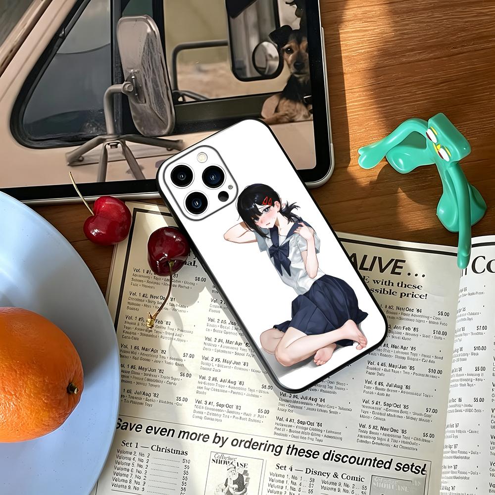 Phone Cases Black - Chainsaw Man Kobeni Higashiyama Telefoonhoesje voor