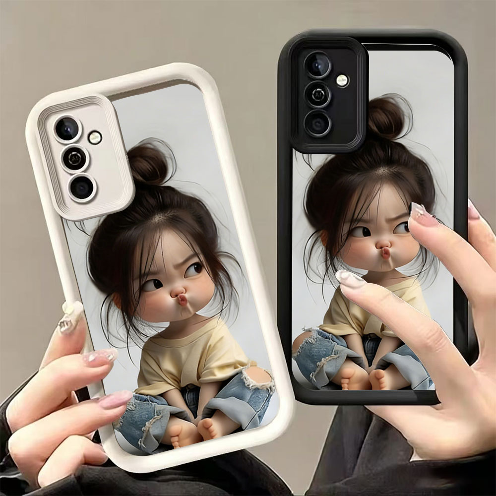 Phone Cases Girls - Vleesballetjes Hoofd Meisje Siliconen Stootvaste Telefoonhoesje