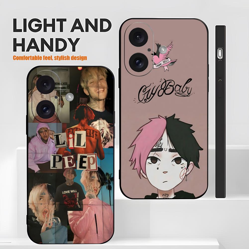 L-Lil Peep Beroemde Ster Popul - Phone Cases Black recensie en prijs