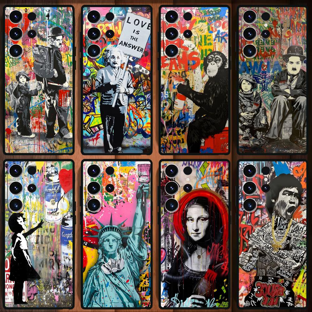 Banksy Graffiti Art Telefoon C - Phone Cases Black recensie en prijs