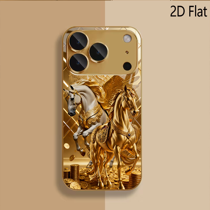 Twee paarden Patroon gehard gl - Phone Cases Horse recensie en prijs