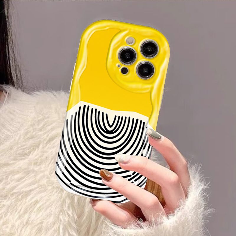 Zwarte boogpatroon telefoonhoe - Phone Cases Arc recensie en prijs