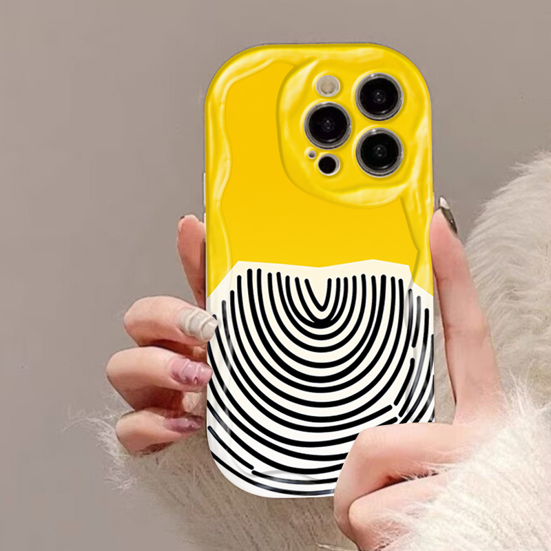 Zwarte boogpatroon telefoonhoe - Phone Cases Arc recensie en prijs