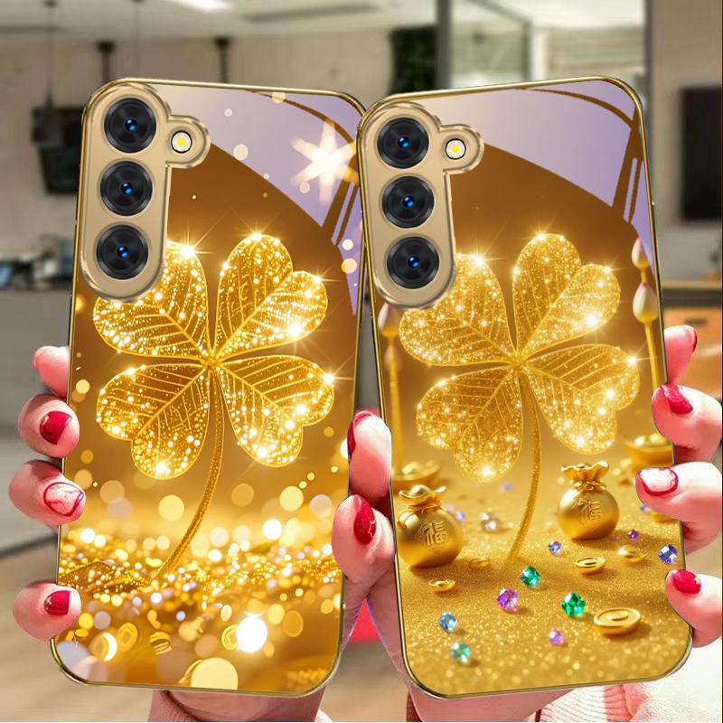 Een enorm gouden klaverblad ho - Phone Cases Galaxy S26 Ultra recensie en prijs