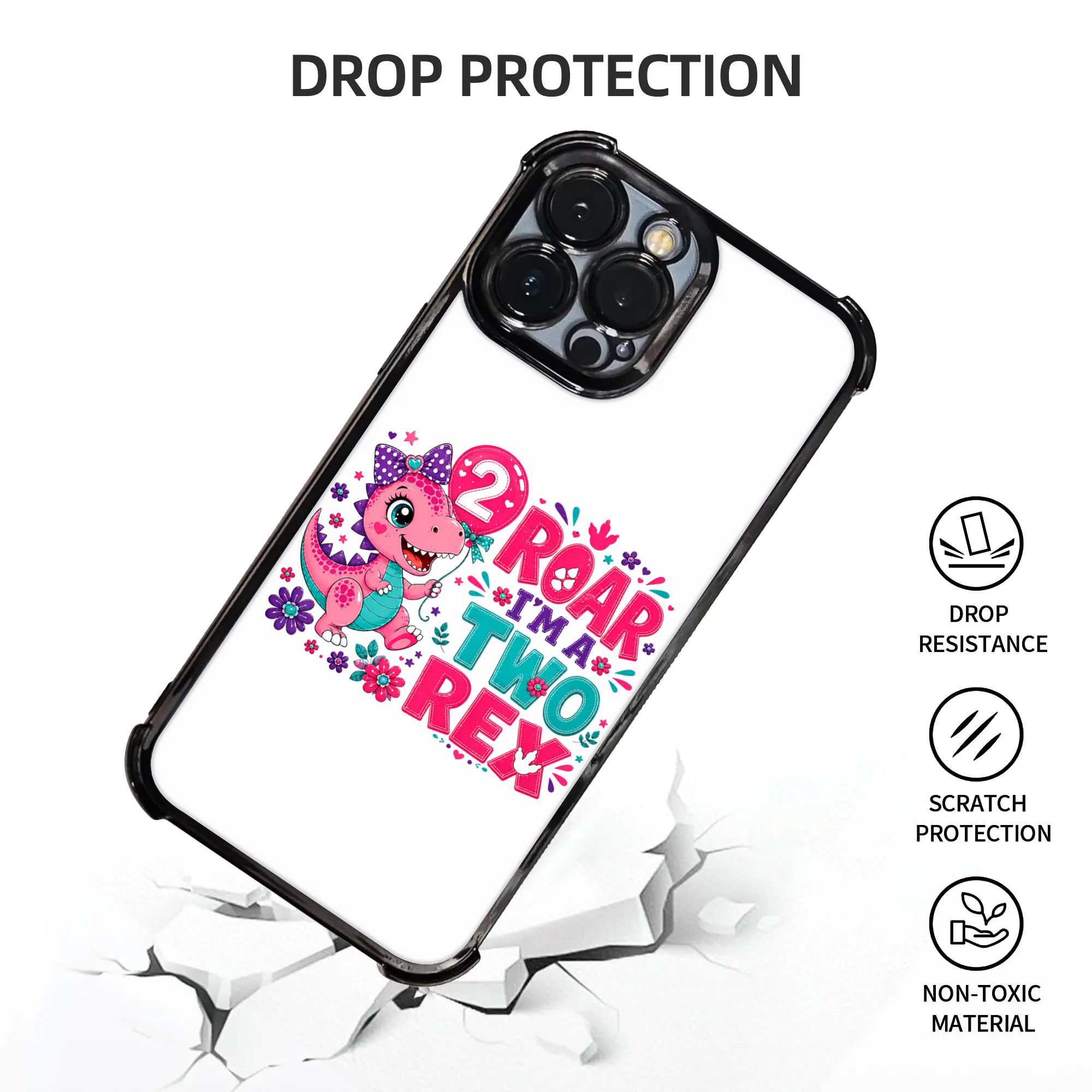 Kids Roar I'm A Two Rex Dinosa - Phone Cases Kids recensie en prijs
