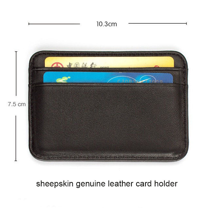 Echt lederen bezoekkaarthouder - Card Holder Slim Case recensie en prijs