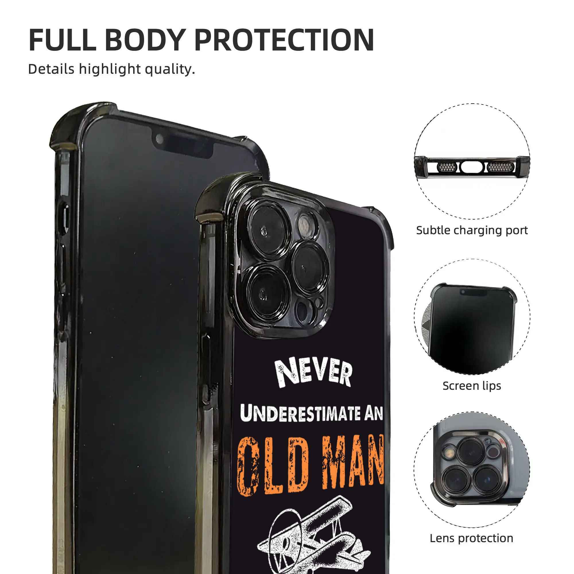 Onderschat nooit een oude man  - Phone Cases Arc recensie en prijs