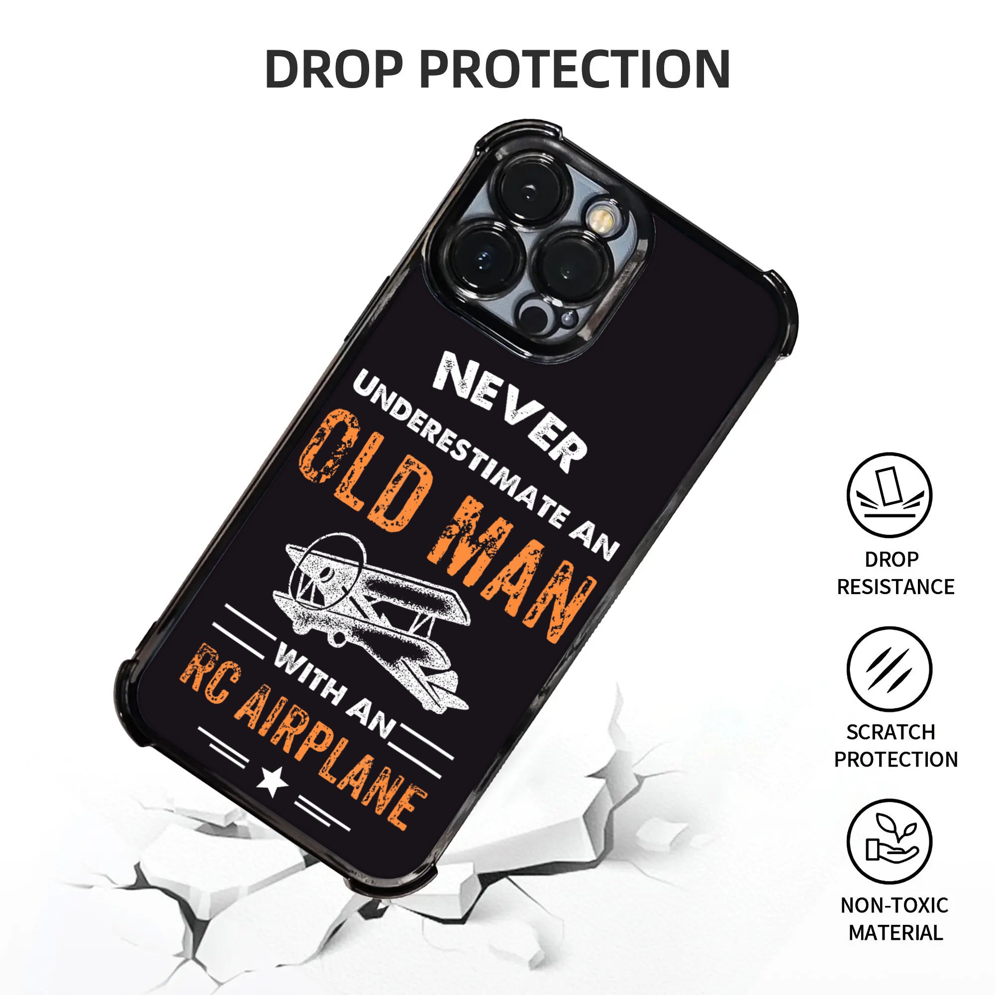 Onderschat nooit een oude man  - Phone Cases Arc recensie en prijs