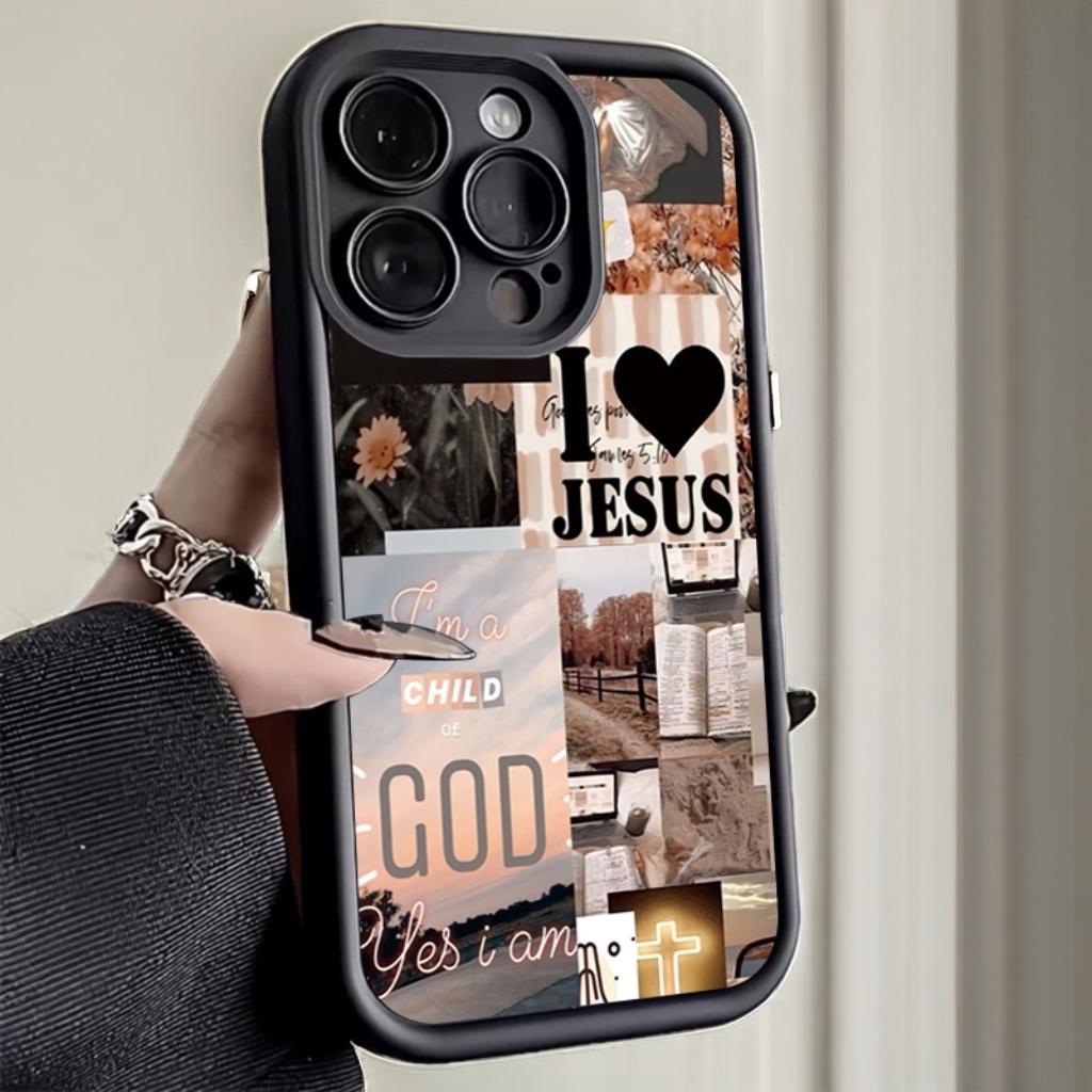 Jezus Collage Patroon Dikke Sc - Phone Cases Arc recensie en prijs