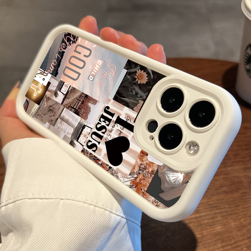 Jezus Collage Patroon Dikke Sc - Phone Cases Arc recensie en prijs