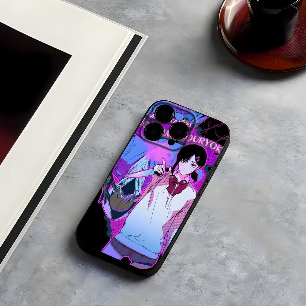 Chainsaw Man Kobeni Higashiyam - Phone Cases Black recensie en prijs
