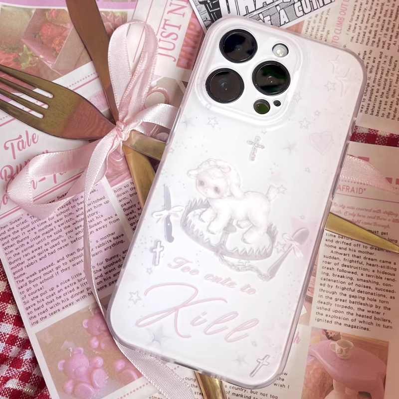 Y2K Koreaans INS Creatief Scha - Phone Cases Girls recensie en prijs