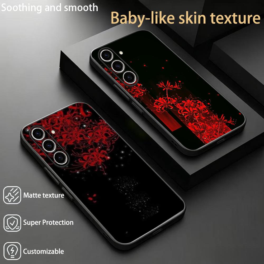 Rode spinnenlelie Japan kunst  - Phone Cases Galaxy S26 Ultra recensie en prijs