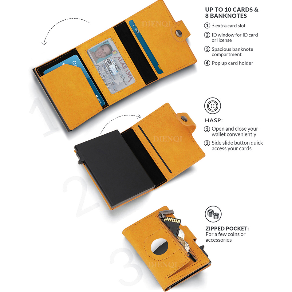 Airtag Portemonnee Rfid Credit - Card Holder Slim Case recensie en prijs