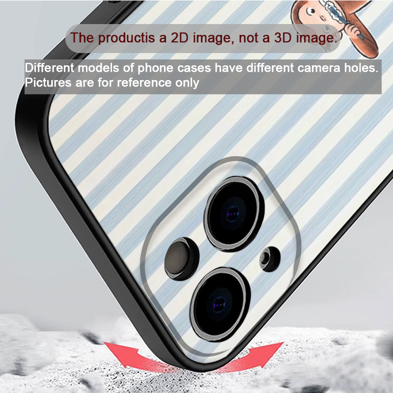 Cartoon gestreepte aap met kat - Phone Cases For Iphone 11 recensie en prijs