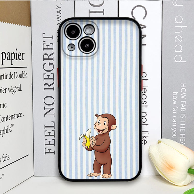 Cartoon gestreepte aap met kat - Phone Cases For Iphone 11 recensie en prijs