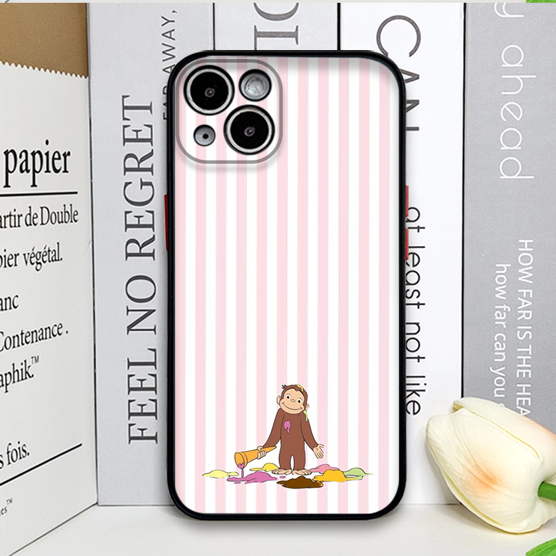 Cartoon gestreepte aap met kat - Phone Cases For Iphone 11 recensie en prijs